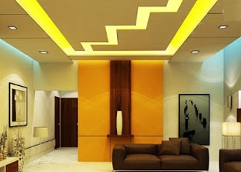 Grand Living Room & Hall Interior Designers Chennai | Orange Interior